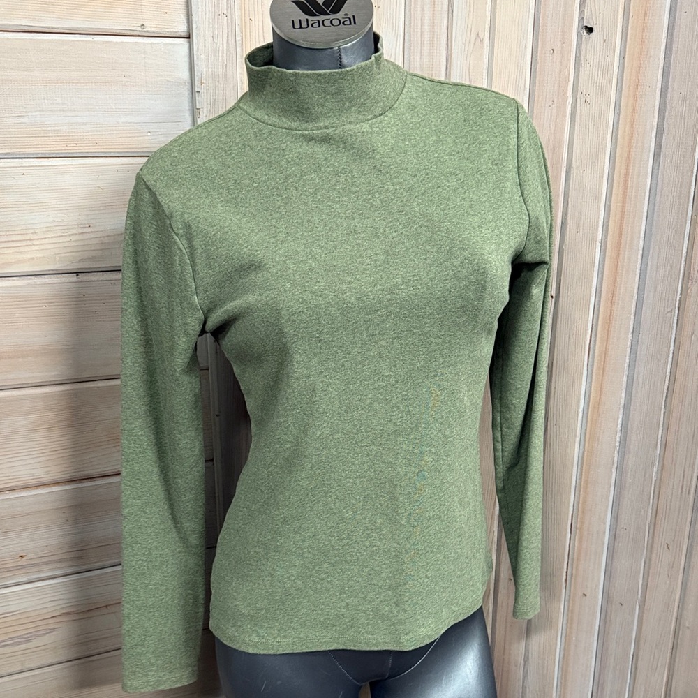 Northcrest Sage Green Long Sleeve Women's Tee